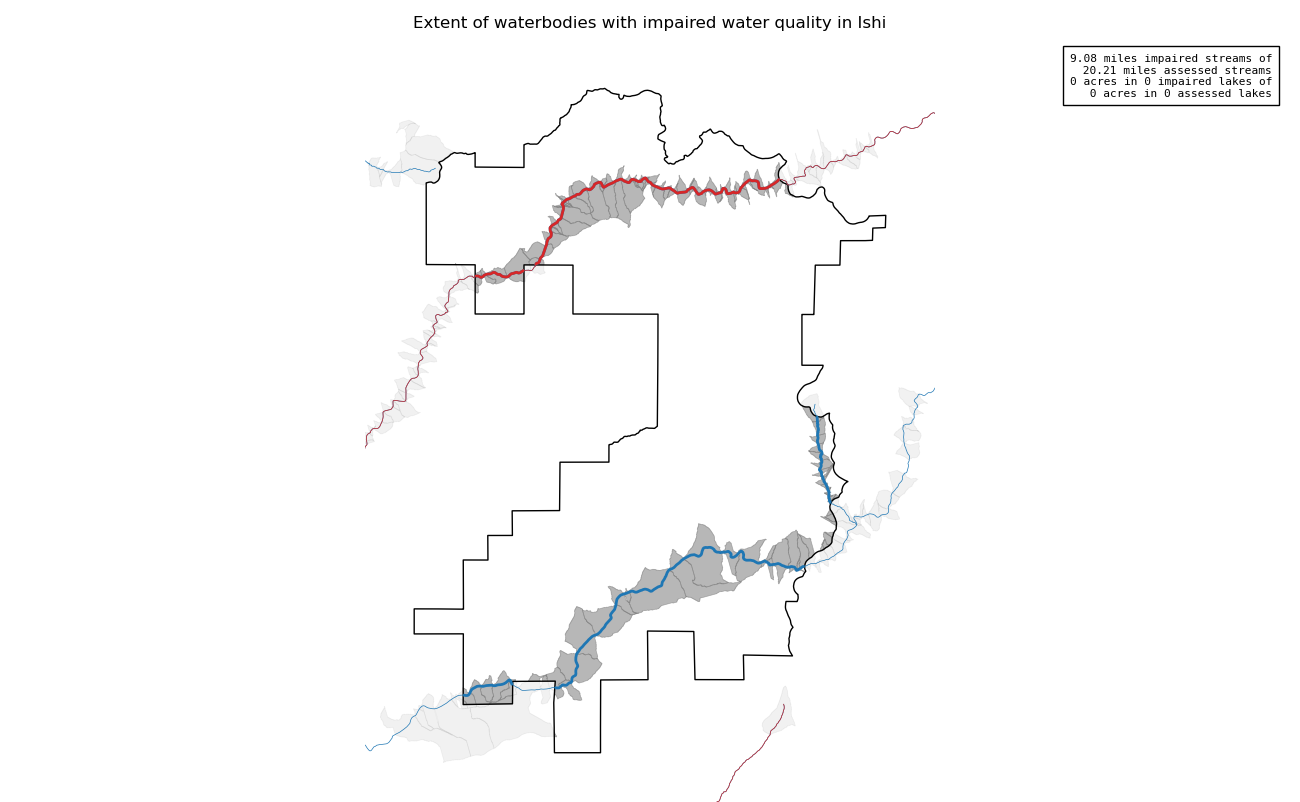 impaired waterbody map